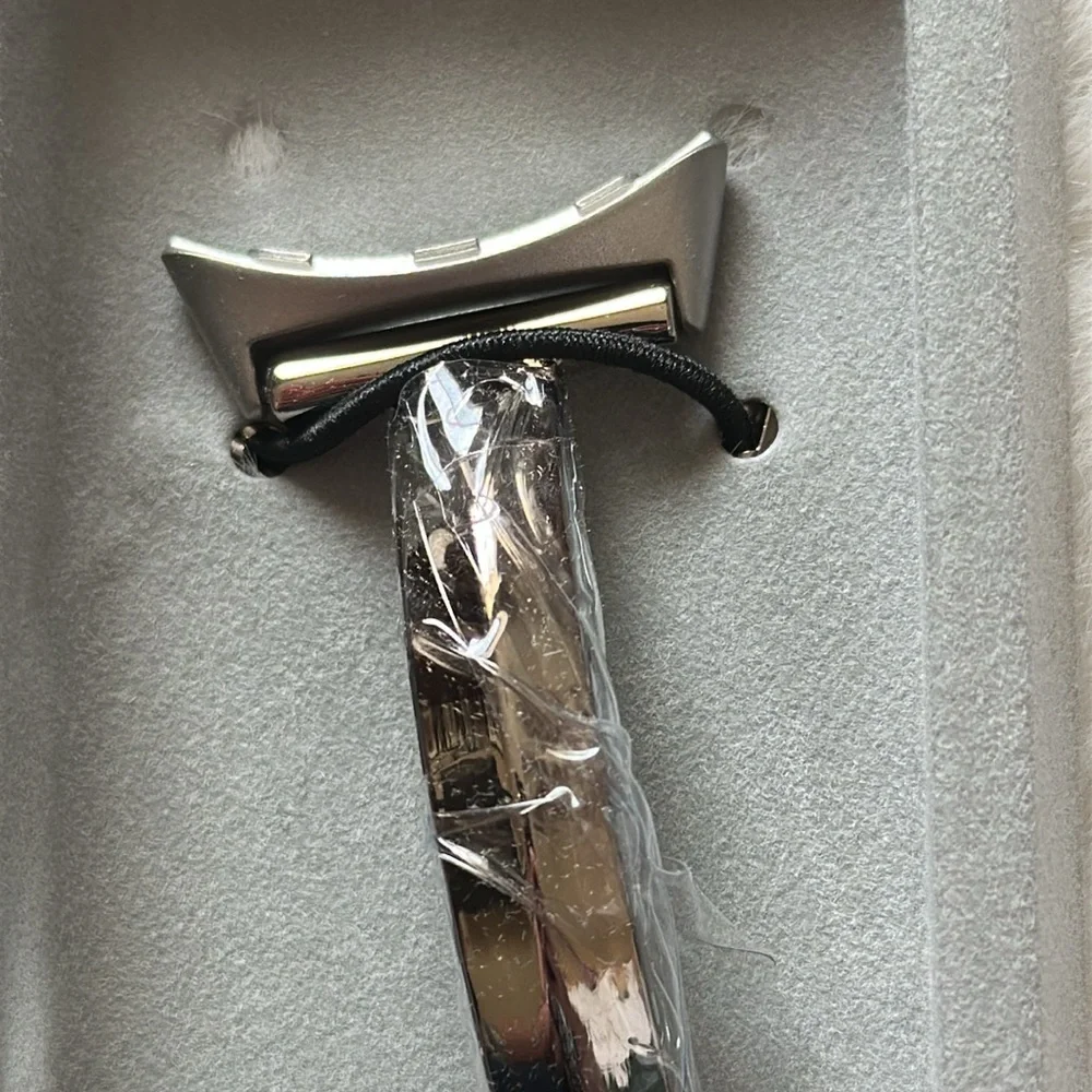 Silver google pixel watchband